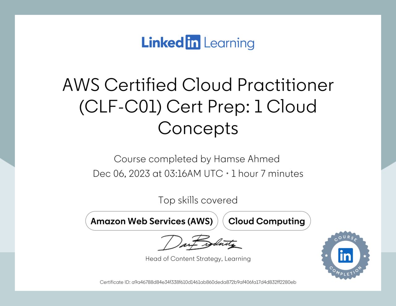 AWS Certificate